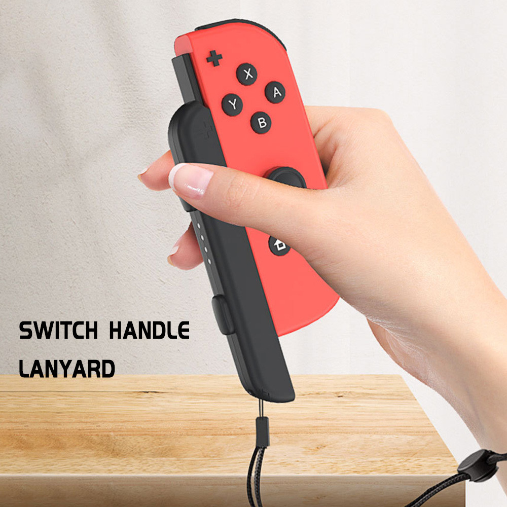สายรัดข้อมือสําหรับ Nintendo Switch & Switch Oled Joycon Lanyard สายคล้องข้อมือ วิดีโอเกม 1คู่