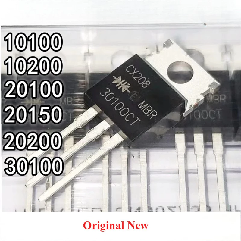 5 ชิ้น Original Schottky Diodes MBR10100CT MBR10200CT MBR10150CT MBR20100CT MBR20150CT MBR20200CT MBR30100CT 10A/15A/20A/30A-220V 100V