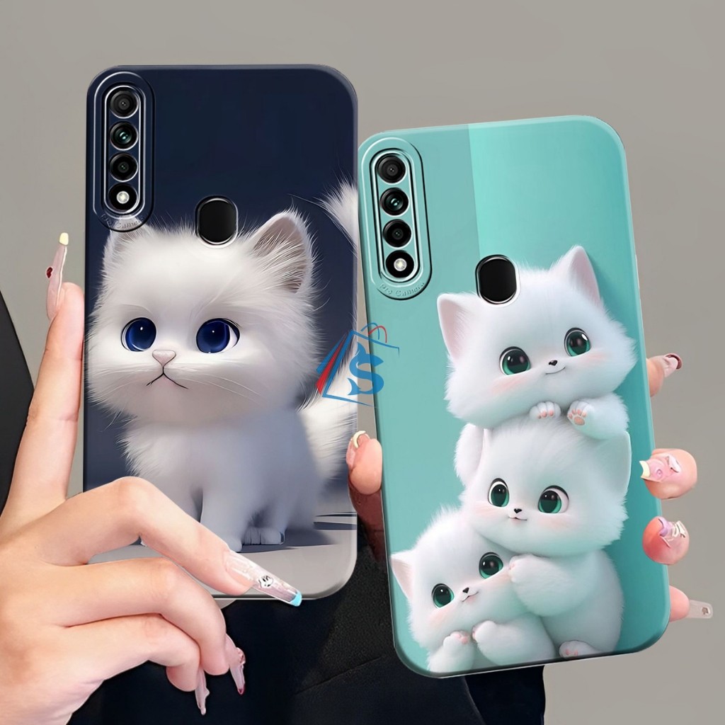 HP [SHARKCASE] Softcase OPPO A31 A8 A15 A15S A17 A1a7K A18 A38 A76 A96 A36 A52 A72 A92 A5 2020 A9 20
