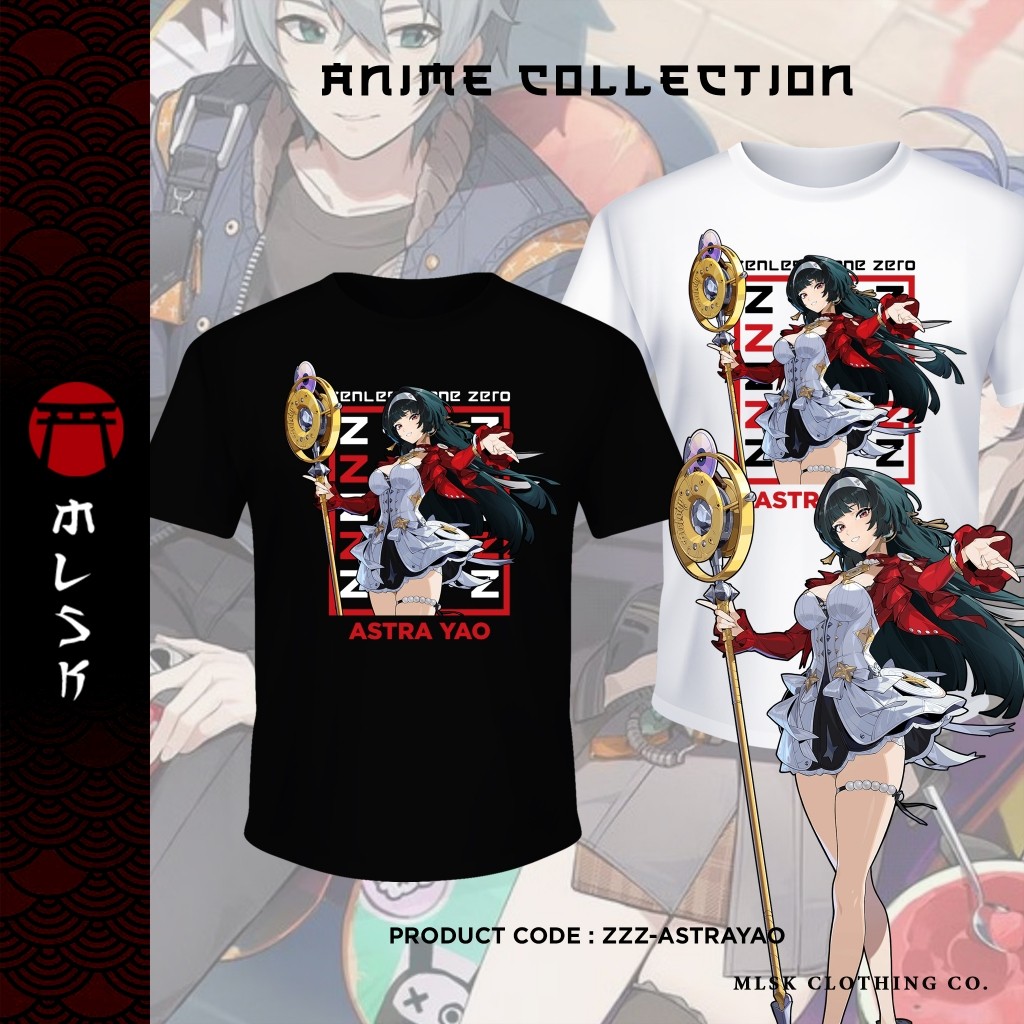 เสื้อ ZENLESS ZONE ZERO AGENT SHIRT COSPLAY ASTRA YAO EVELYN ELLEN JOE JANE DOE MIYABI CAESAR BURNIC