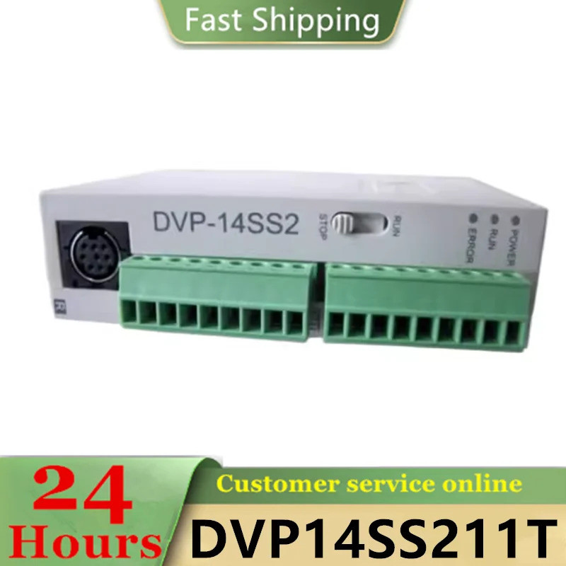 PLC Delta Original DVP14SS211T DVP14SS211R โมดูลไฟฟ้าโปรแกรมคอนโทรลเลอร์ DVP10/12/14/20/SS/SA/SE/SX/