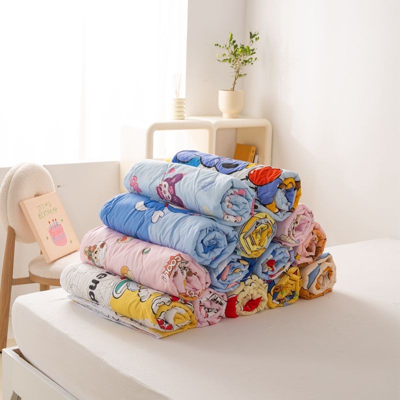 ผ้าห่มเด็ก ผ้านวมแบบบาง ลายการ์ตูน ขนาด110*150cm - รูปที่ 4