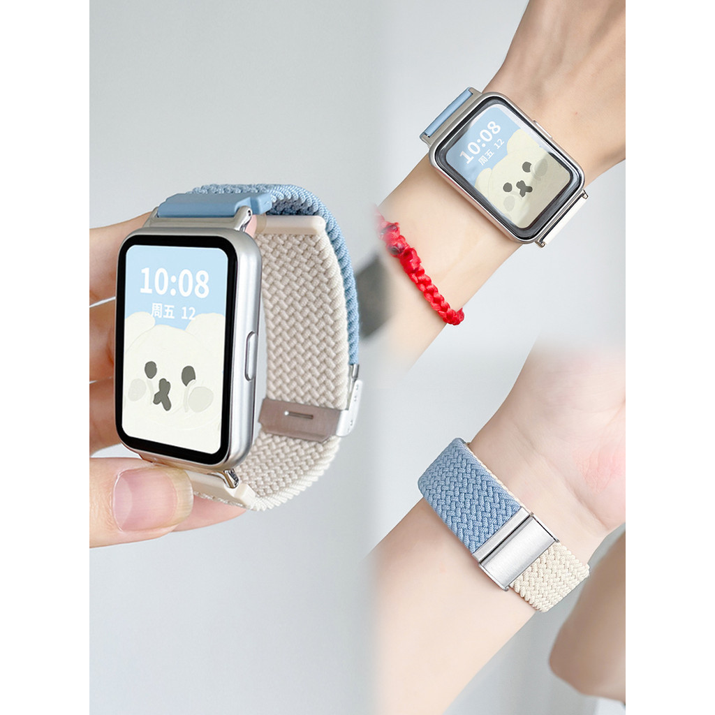 สายนาฬิกาข้อมือไนล่อนถัก ระบายอากาศ สําหรับ Samsung Galaxy Fit 3 Samrt Watch Samsung Galaxy Fit3