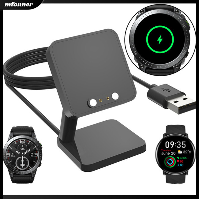 แท่นชาร์จนาฬิกาข้อมือ USB สําหรับ Zeblaze Ares3 Pro GTR3 Pro Smartwatches