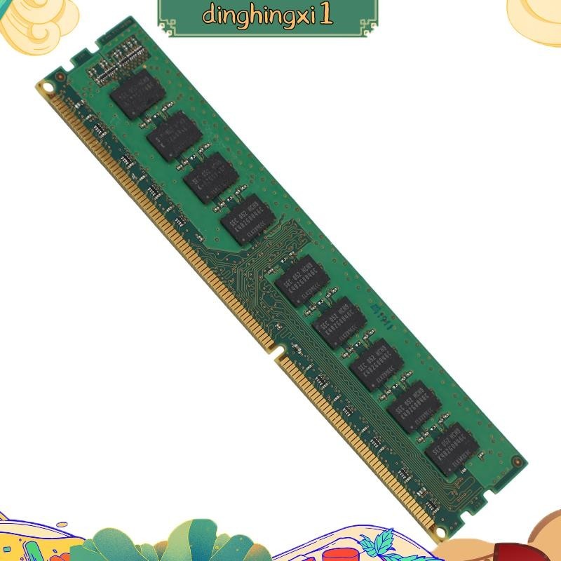 Dinghingxi1 แรมหน่วยความจํา 4GB 2RX8 PC3-10600E 1.5V DDR3 1333MHz ECC สําหรับเซิร์ฟเวอร์ Workstation(4G)