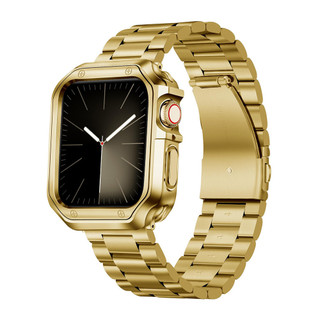 เคสป้องกัน TPU และสายนาฬิกาข้อมือ สเตนเลส โลหะ สําหรับ iwatch Ultra 2 Band 49 มม. 45 มม. 44 มม. 42 มม. 41 มม. 40 มม. 38 มม. iwatch series 3 4 5 6 se 7 8 9