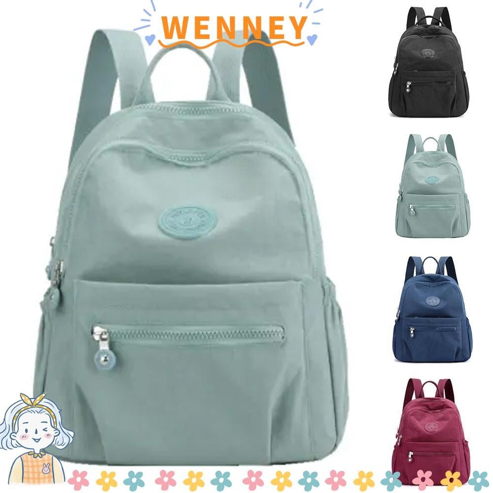 Wenney กระเป๋าเป้สะพายหลัง กระเป๋าสะพายไหล่ ขนาดเล็ก จุของได้เยอะ กันน้ํา ทนต่อการสึกหรอ น้ําหนักเบา สําหรับเดินทาง
