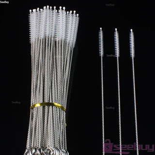 SUY แปรงล้างหลอดดูด จุกนม ขนไนล่อน ไม่ทำให้เป็นรอย Stainless Steel Soft Straw Straw Brush