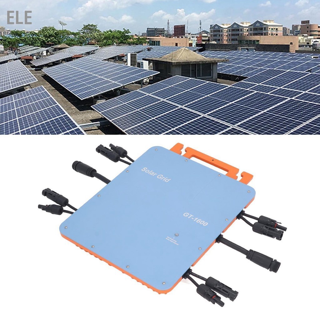 ELE Solar Grid Tie Micro INVERTER WIFI อัตโนมัติ Power 1600W EU Plug 230V