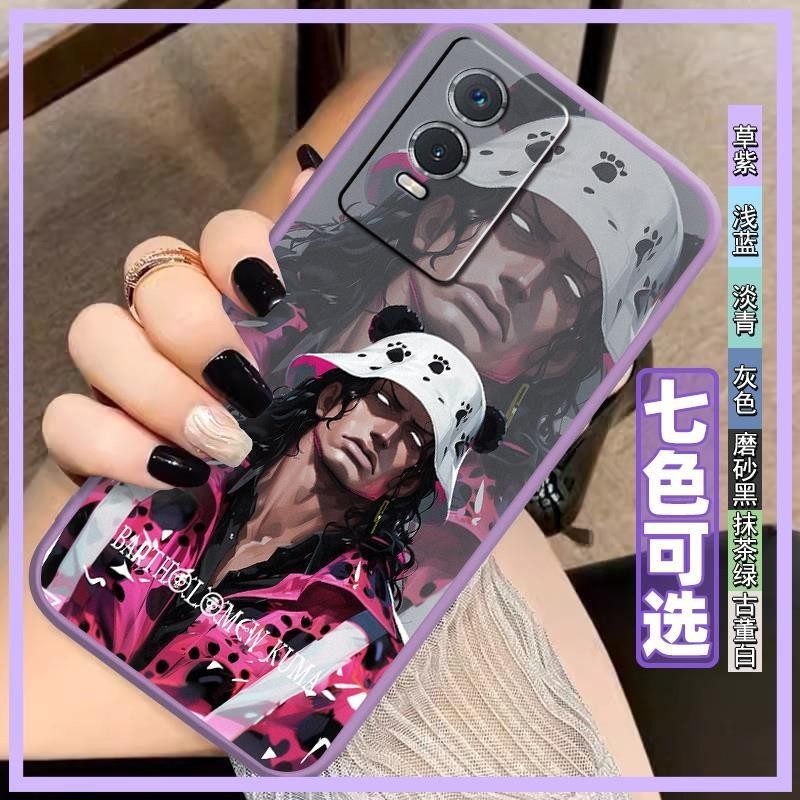 Cover Girlfriend Phone Case For VIVO Y76S 5G/Y74S Silica gel Back Cover TPU Anti-dust youth taste diy Soft case