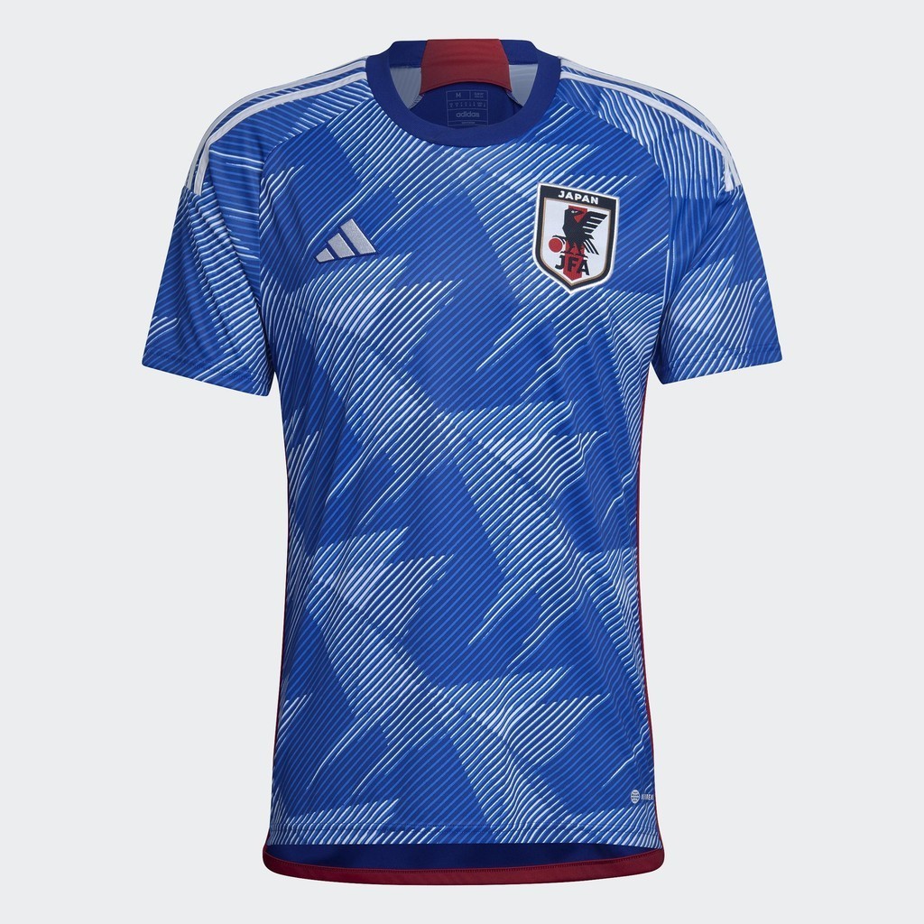 adidas ฟุตบอล เสื้อฟุตบอลชุดเหย้า Japan 22 ผู้ชาย สีน้ำเงิน HF1845