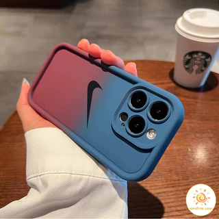 เคสโทรศัพท์มือถือป้องกันสี่ด้านแบรนด์อินเทรนด์ ไอโฟน11 For iPhone12 13 14 15Pro MAX X XS XR 6 7 8Plus SE2020 เคสโทรศัพท์