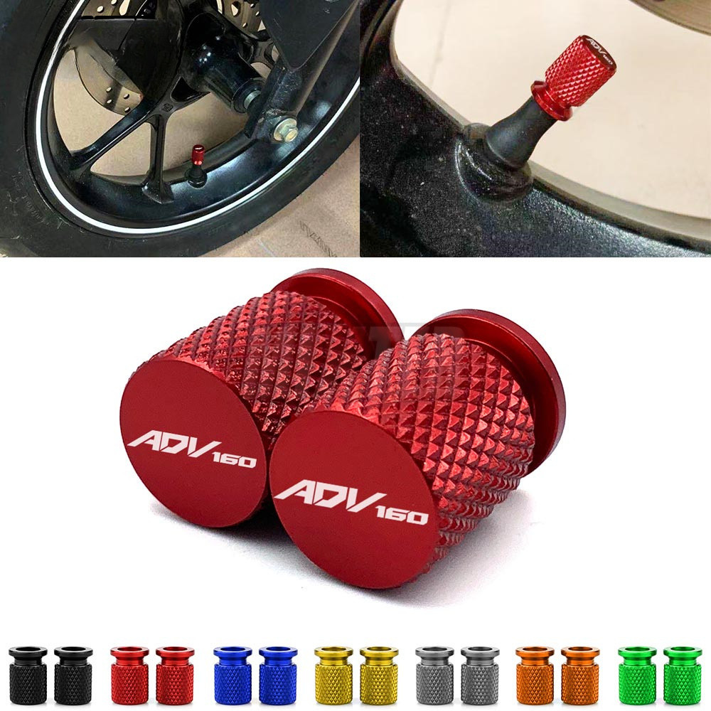 ฝาครอบวาล์วลมยางรถจักรยานยนต์ CNC สําหรับ HONDA ADV160 All Years ADV-160 ADV 160 2023