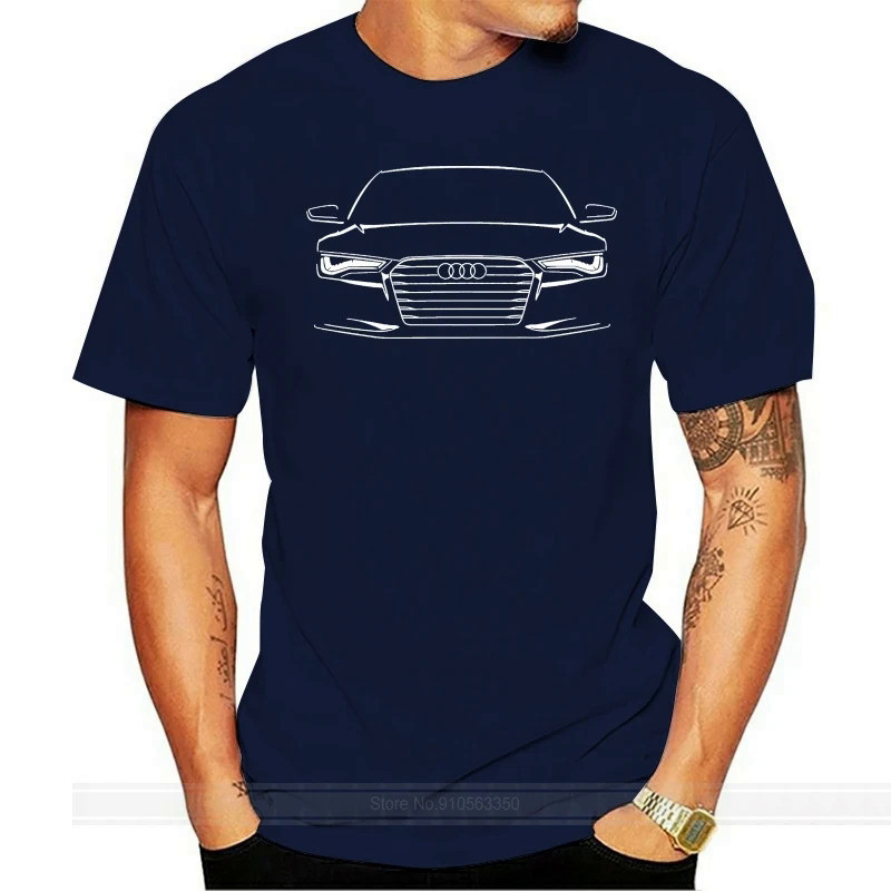 O-คอผ้าฝ้ายTee Topsออกแบบเสื้อยืดRs6 Rs3 Rs4 Avant-Garde Hatchback Twin-Turbo RacerปรับบูชาTeeเสื้อ