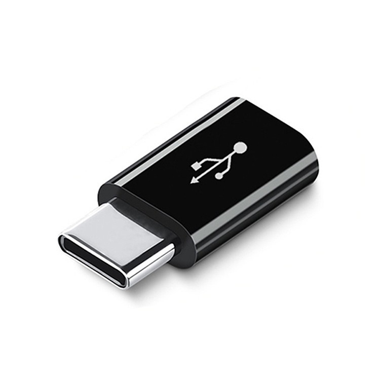ตัวแปลงชาร ์ จอะแดปเตอร ์ Micro USB Female เป ็ น USB-C / Type-C OTG