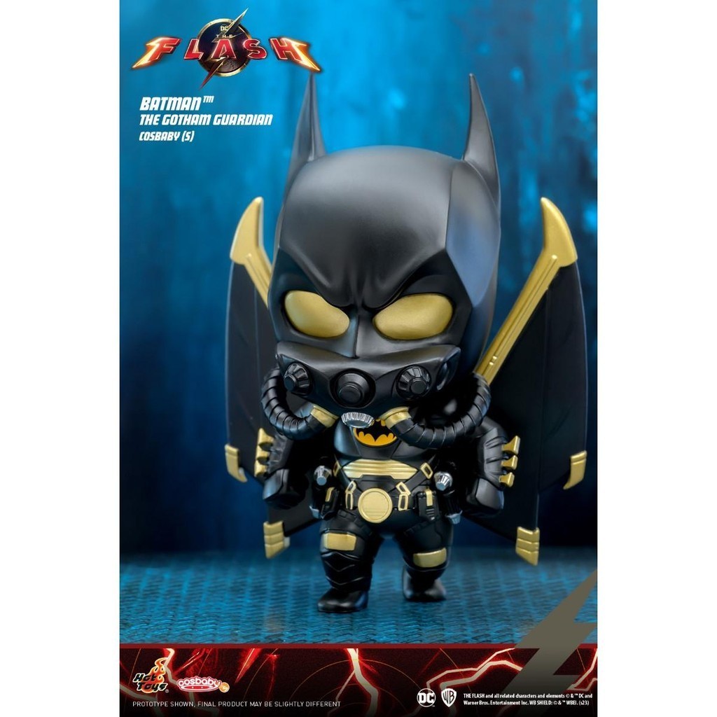 [สินค้าของแท้ พร้อมส่ง] Hottoys HT cosbaby COSB1050 Batman (Gotham Guardian Edition) ตุ๊กตาสะสม ขนาดเล็ก