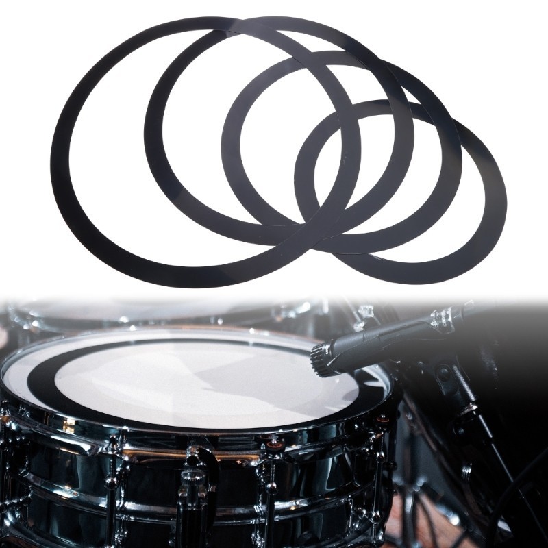 SPT * Drum Stop Voice Coil Drum Tone Control แหวนบ่วงกลอง Damperner กลองฝึก Silencers กลอง Mute เครื่องมือกลอง R