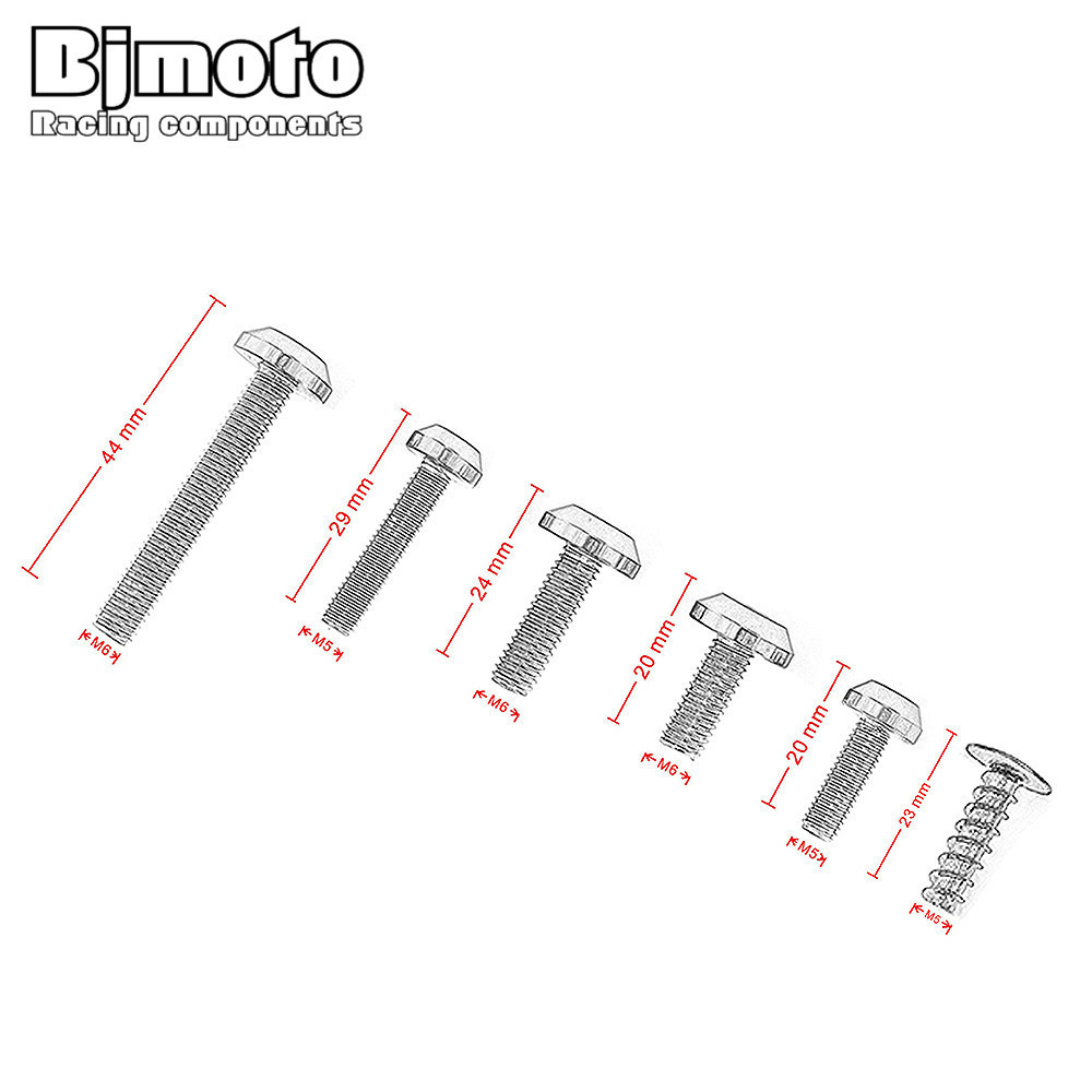 สลักเกลียวตกแต่งรถจักรยานยนต์ สําหรับ KTM RC 125 200 390 1090 1290 ADV Super Duke R GT SX EXC XCW SMR 250 350 XCF - รูปที่ 6