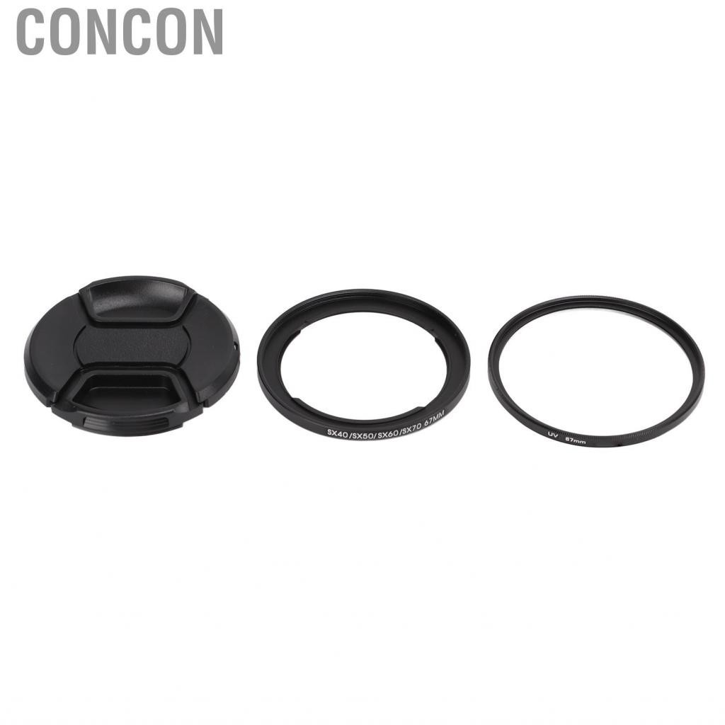 Concon Protective 67mm UV Filter Ring Lens Cap Sets For SX40 Series Ca ZOK