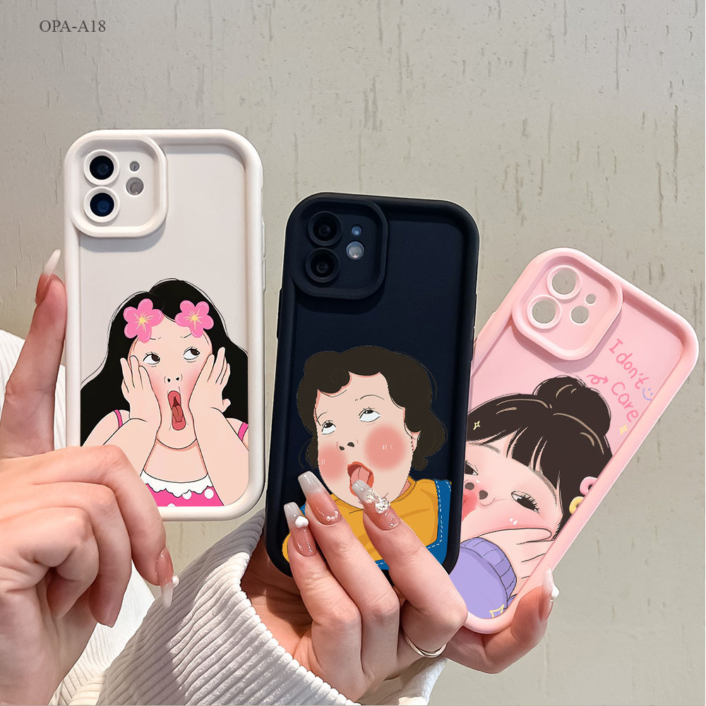 OPPO A18 A17 A38 A31 A15 A16 A3S A58 A54 A94 A57 A7 A5S A12 A9 A16K A78 A74 A76 Reno 10 5 Pro 4G 5G 2020 เคสออปโป้ JT