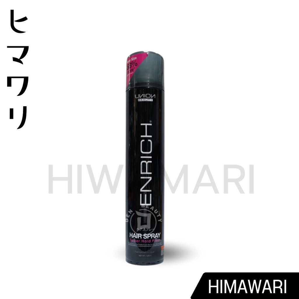 Union Beauty Enrich Hair Spray สเปร์ยจัดแต่งทรงผม ยูเนี่ยน บิวตี้ เอ็นริช แฮร์ สเปร์ย (420 ml.)