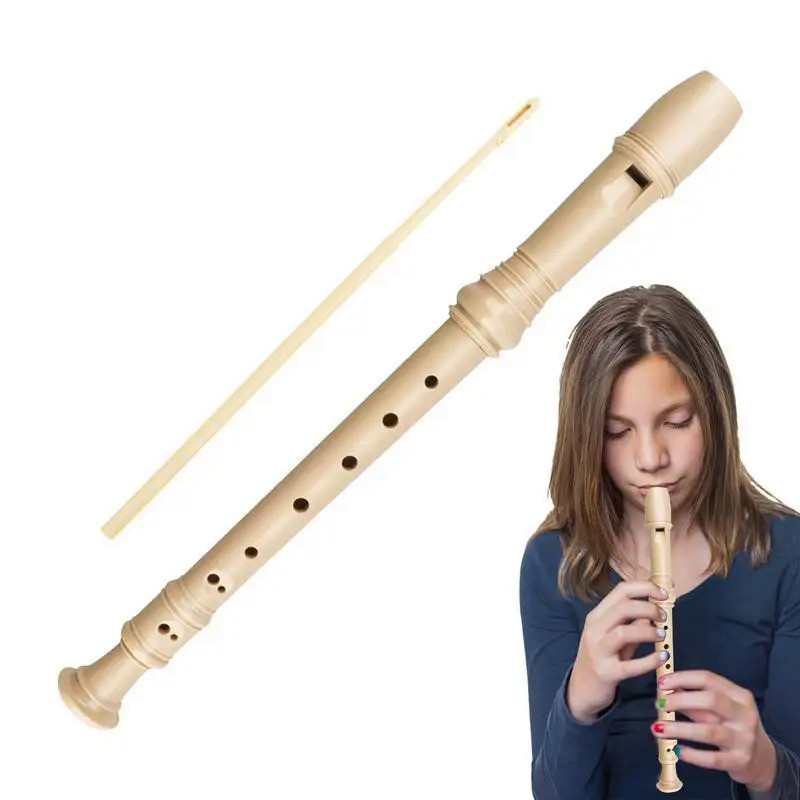 Soprano Recorder Instrument 6/8 Hole Flute Soprano German Fingering Beginner Flute Detachable Studen