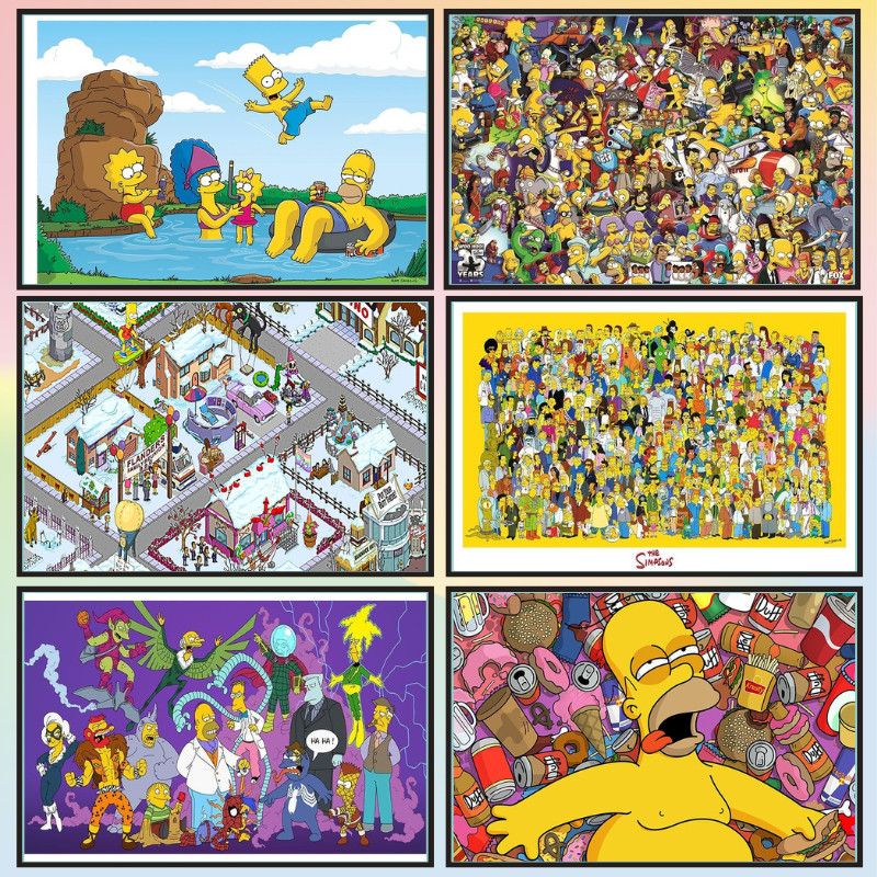 📣พร้อมส่ง📣【Simpsons】jigsaw puzzle-จิ๊กซอว์-300-1000-ชิ้น- ชิ้นของเด็ก จิ๊กซอว์ไม้ 1000 ชิ้น จิ๊กซอว์ 1000 ชิ้นสำหรับผู้ใหญ่ จิ๊กซอ จิ๊กซอว์ 500 ชิ้น🧩54-1 จิ๊กซอว์ 1000 ชิ้น สำหรับ ผู้ใหญ่ ตัวต่อจิ๊กซอว์ จิ๊กซอว์ การ์ตูน