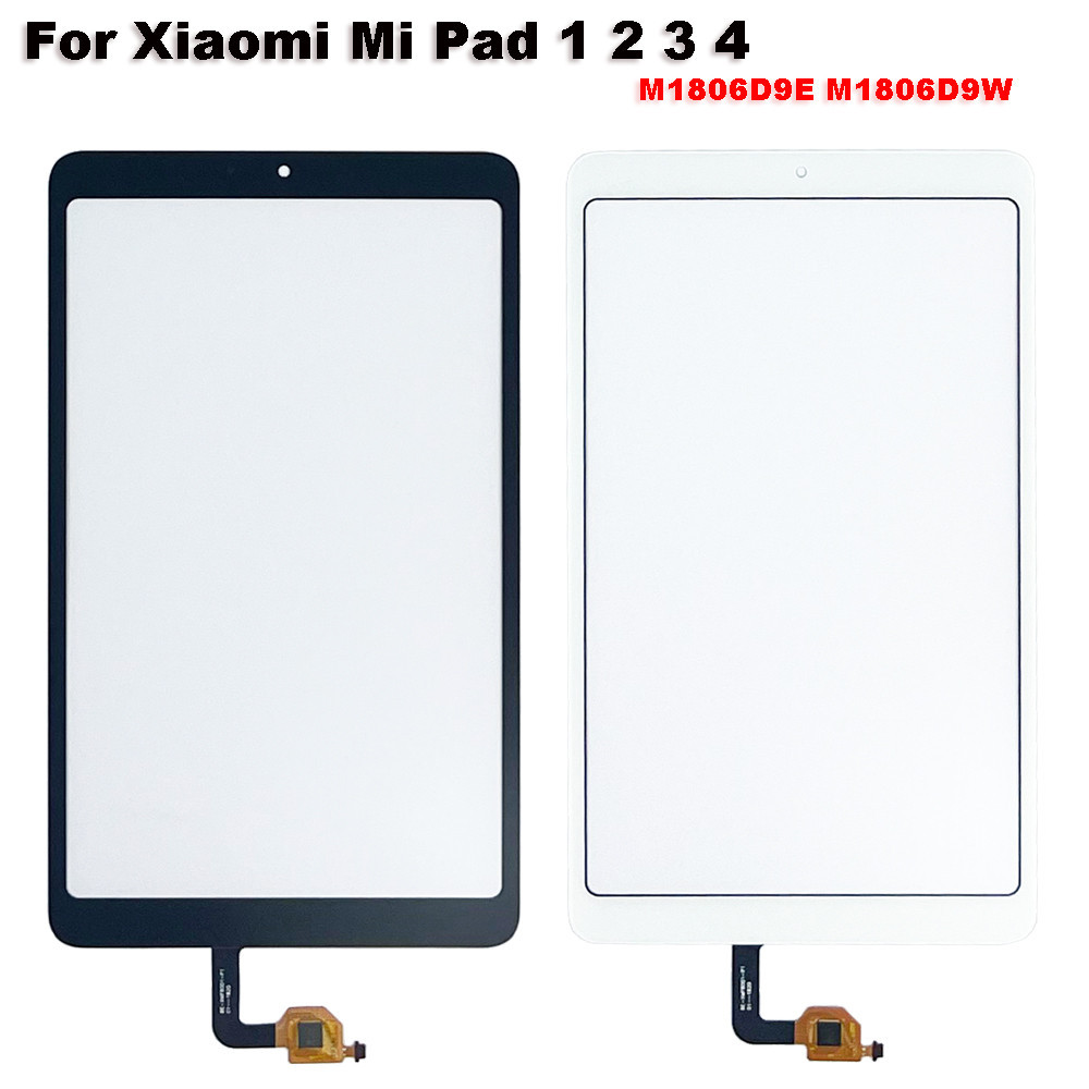 ใหม่สําหรับ Xiaomi Mi Pad 1 2 3 4 plus 8.0 "M1806D9E M1806D9W หน้าจอสัมผัส + OCA LCD ด้านหน้าแผงกระจ