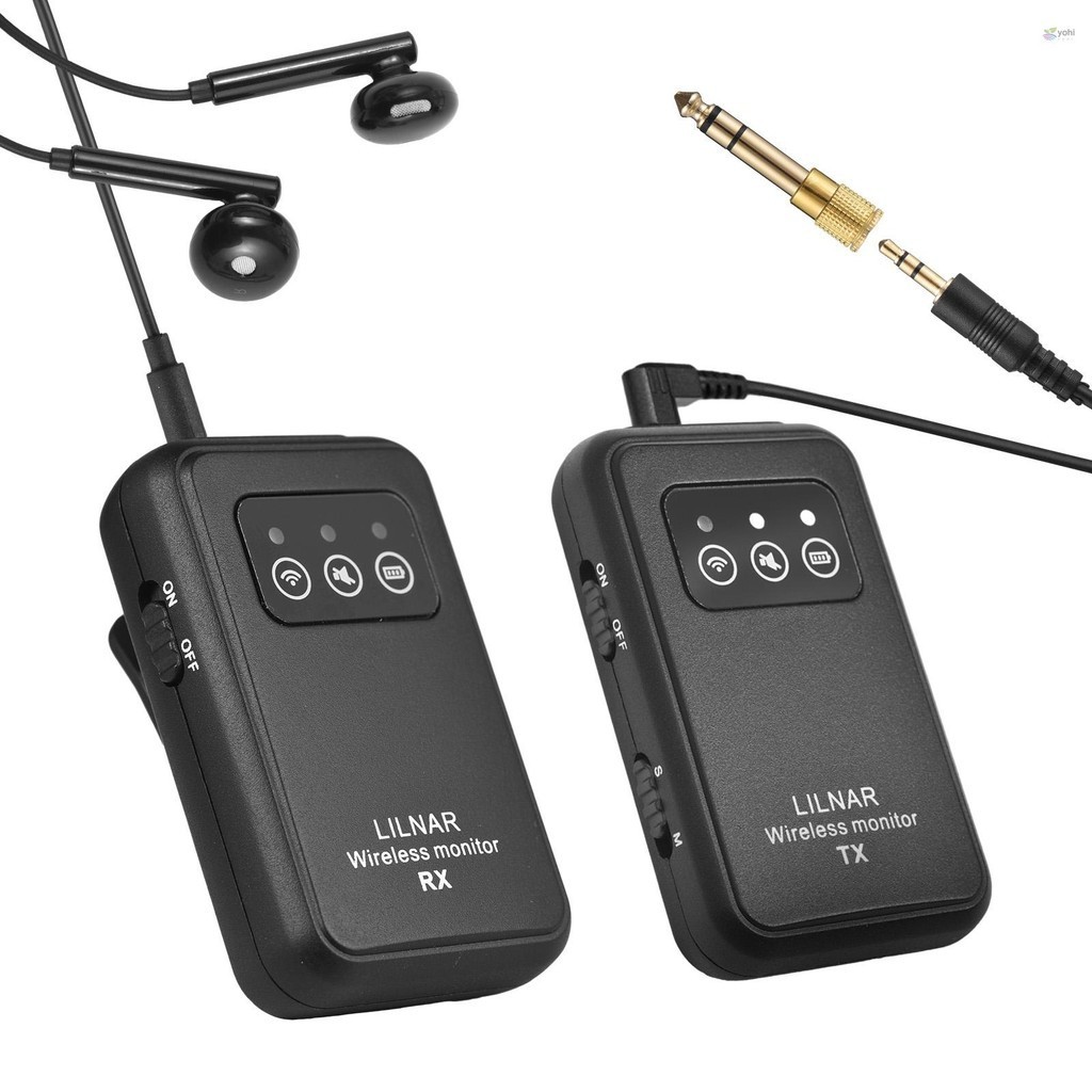 2.4g Wireless In Ear Monitor System ไร ้ สาย IEM ระบบเครื ่ องส ่ งสัญญาณอัตโนมัติจับคู ่ Professional In Ear Monitor สําหรับโทรศัพท ์ คอมพิวเตอร ์ การ ์ ดเสียงสตูดิโอวงซ ้ อม