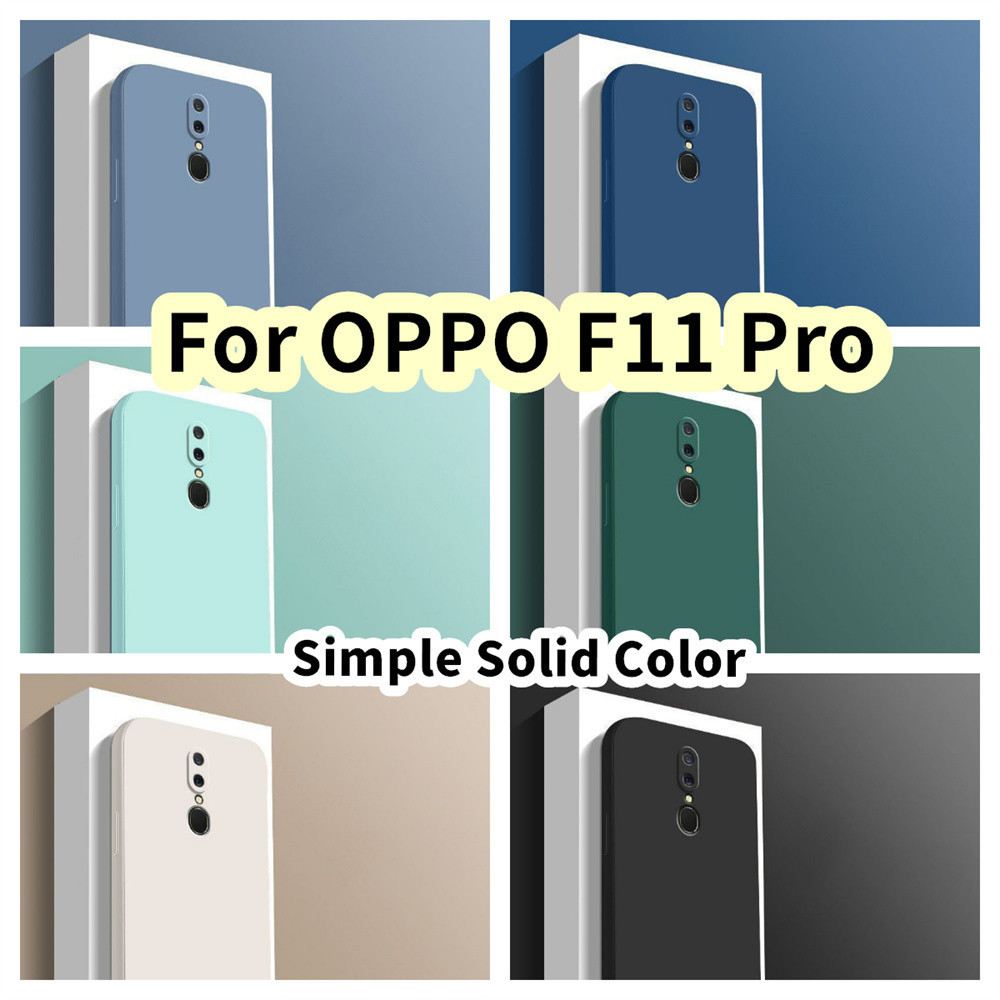 【 พร ้ อม 】 สําหรับ OPPO F11 Pro Silicone Full Cover Case Antifouling Case Cover