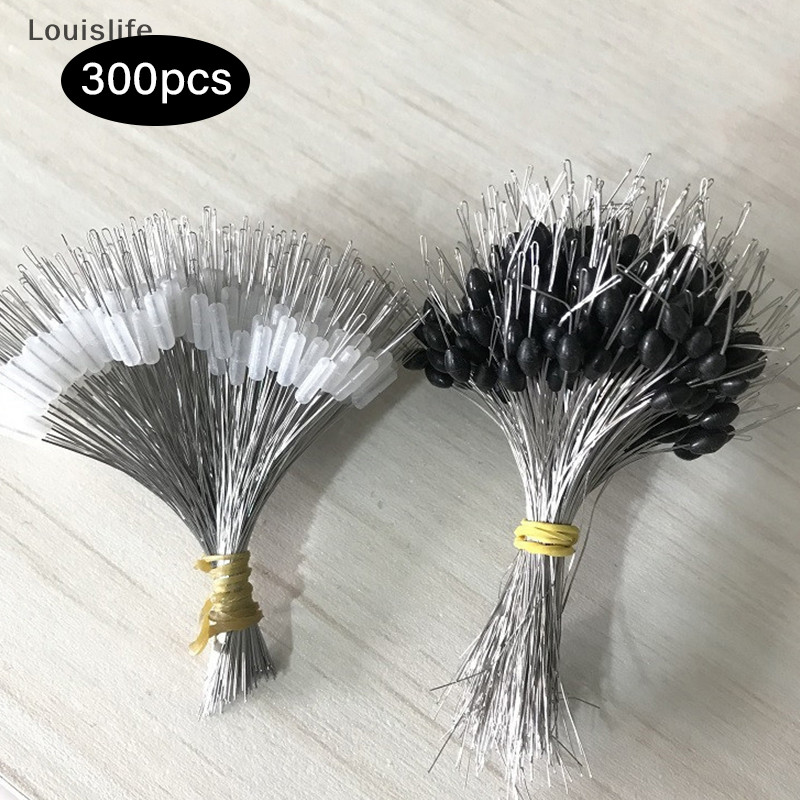 Llph 300 ชิ ้ น/lot Float Rubber Stopper ตกปลา Bobber Stopper Float ทรงกระบอก Space B LLP