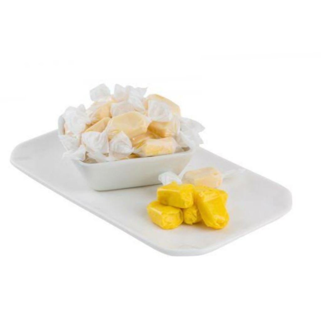ทอฟฟี่ทุเรียน 1 กิโลกรัม Durian milk toffy 1 kg Dried fruit ผลไม้อบแห้ง ขนมไทย ขนม  ท๊อฟฟี่ ลูกอม ทอฟฟี่