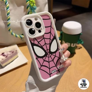 🔥ส่งจากไทย🔥 วีรบุรุษใยไหม เคสโทรศัพท์มือถือ For iPhone 11 12 13 14 15 Pro Max XR X XS Max 6 7 8 Plus SE Silicone เคส