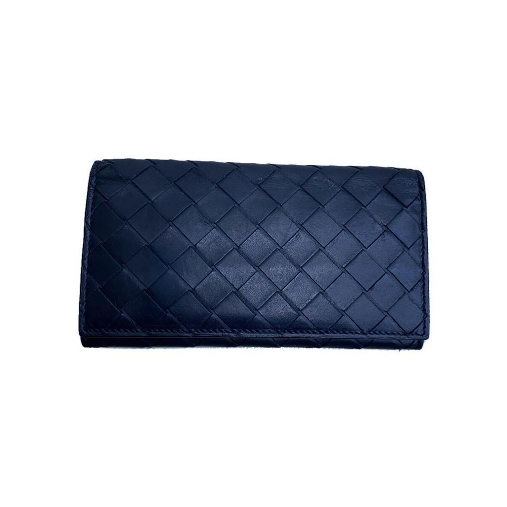 Bottega Veneta(โบเตก้า เวเนต้า) Long Wallet Intorechato Leather Mens Unisex Direct from Japan Secondhand