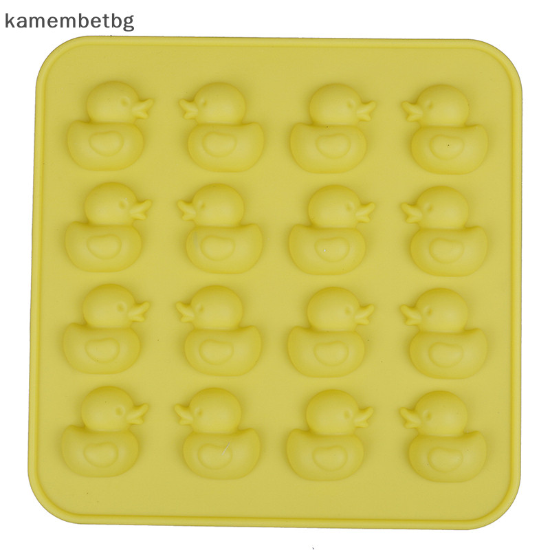 Kamembetbg เป็ดน่ารักแม่พิมพ์ซิลิโคน DIY ช็อกโกแลตบิสกิตน้ําแข็ง Candy Moulds TH