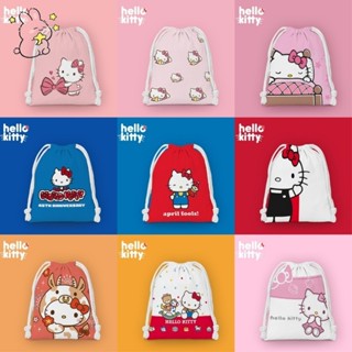 HelloKitty กระเป๋าสตรี Drawstring Bag กระเป๋าหูรูดน่ารักสไตล…