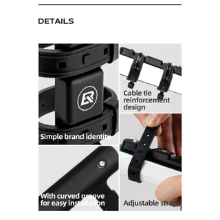 [Fulfilled by Shopee]ROCKBROS ที ่ วางขวดจักรยาน Converter ยืดหยุ ่ นสูง MTB ซิลิโคนผู ้ ถือขวดอะแดปเตอร ์ ขวดน ้ ํากรงอุปกรณ ์ จักรยานกลางแจ ้ ง