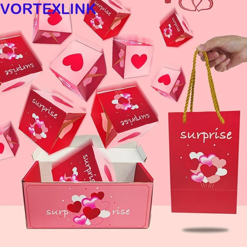 Vortexlink Cash Explosion Gift Box, Pop Up Surprise Luxury Surprise Bounce Box, New Gift Box Paper Fun Money Box Birthday
