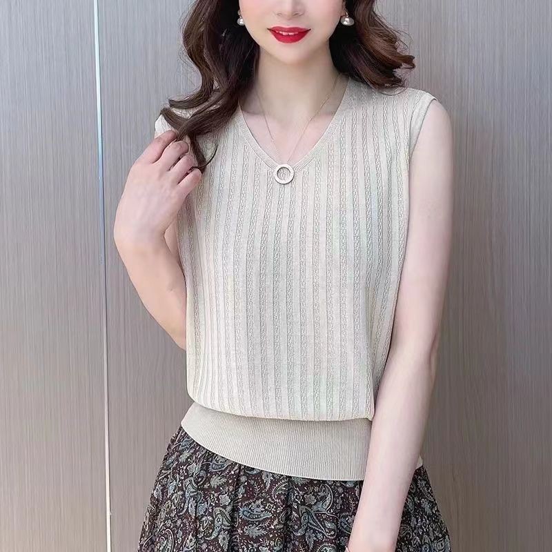 Plus ขนาด S-3XL ผู้หญิงเสื้อกล้ามขนาดใหญ่ถัก Camisole แฟชั่นเสื้อกล้ามด้านใน Casual Plain Top Undershirt