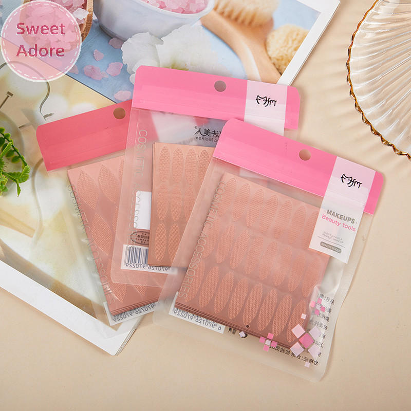 Sweetadore 180/240 ชิ้นที่มองไม่เห็นลูกไม้เทปตาสองชั้นแถบยกสติกเกอร์ตาข่ายเทปตา TH