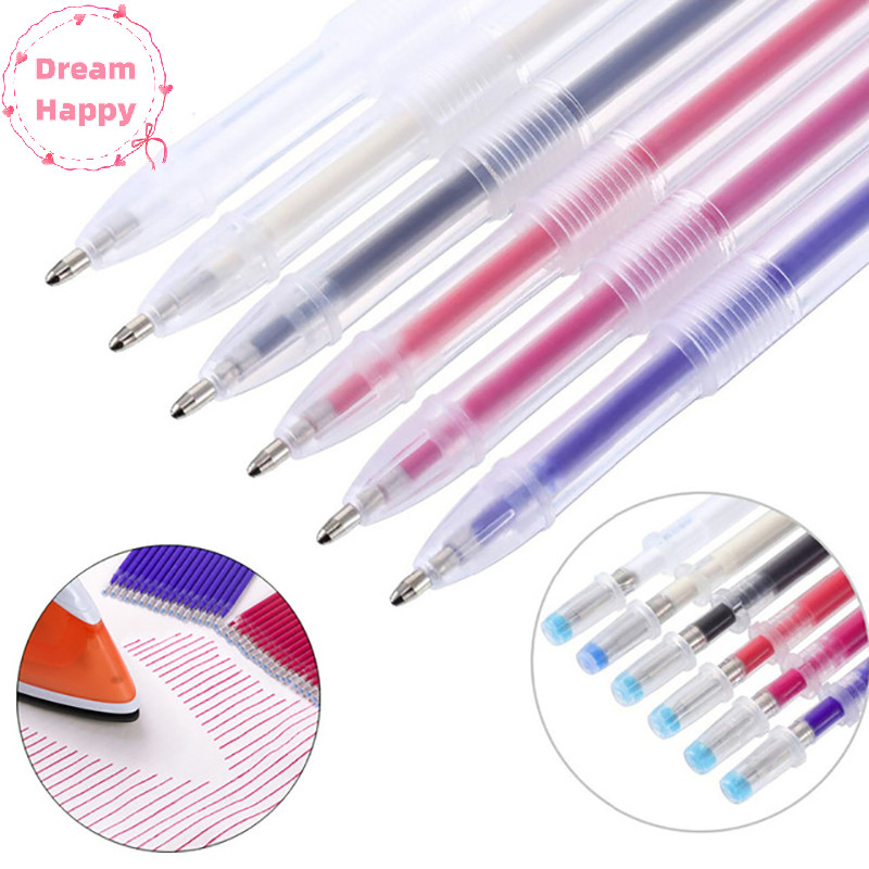 Dreamhappy 10 ชิ้นความร้อน Erasable ปากกาอุณหภูมิสูงผ้า Disappearing Marker เทเลอร์ TH