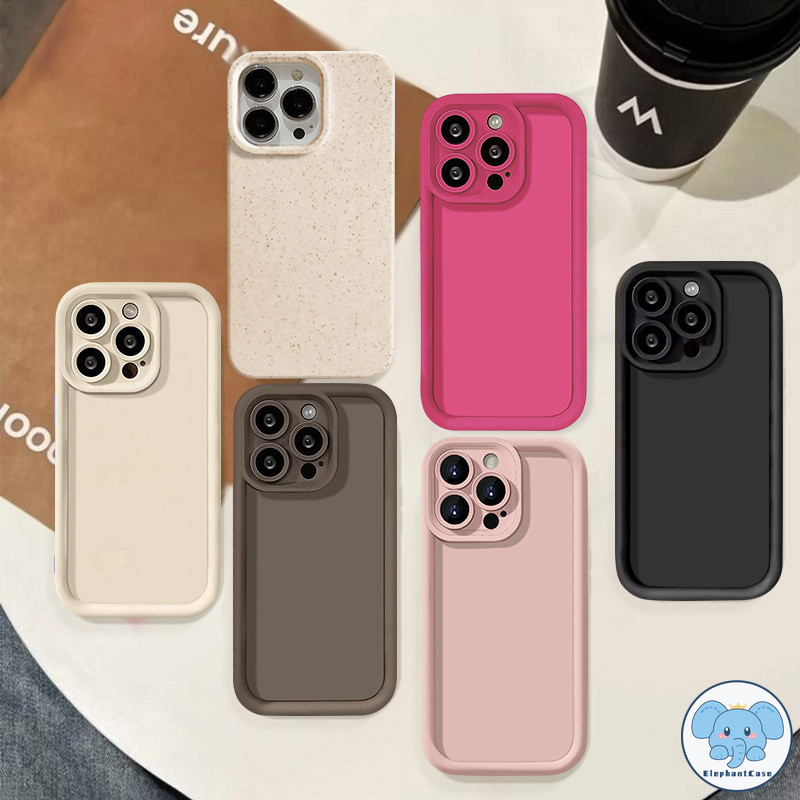 แฟชั่นสีทึบแองเจิลปกอ่อนปกอ่อน OPPO A38 A16 A58 A53 A57 A78 A7 A17 A12 A5 A18 A15 A77 A9 A5s A16K A17K A54 A3s Reno 5