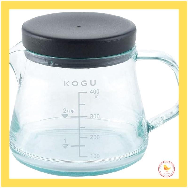 【Japan】Coffee brewing equipment KOGU Shimomura Hanbai break-resistant coffee server 400ml [Made in Japan] Dishwasher and microwave safe lightweight with scale for 1-2 cups Tritan drip device stylish outdoor gift 42882 Tsubame Sanjo