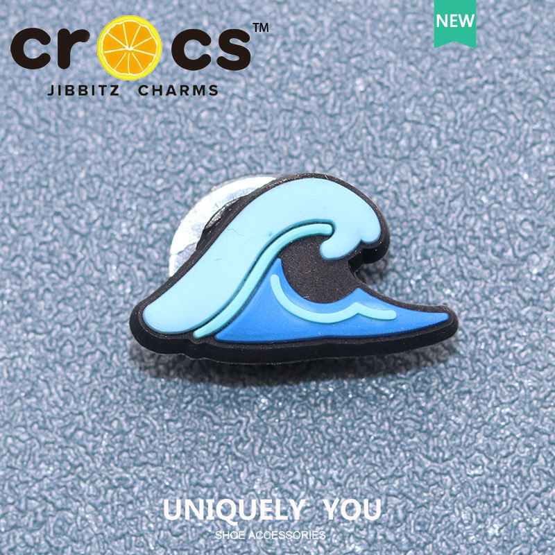 JIBBITZ cross charms ตัวติดรองเท้า Beach Wave DIY ตัวติดรองเท้า cross