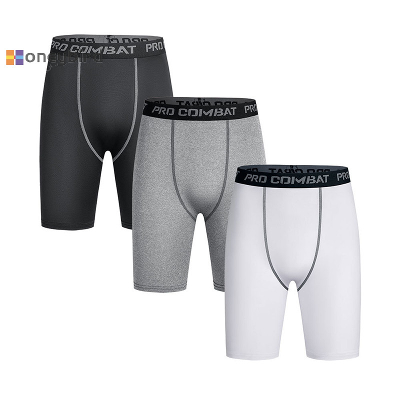 Honeybird sports กางเกงออกกําลังกายผู้ชายวิ่งกีฬากางเกงแห้งเร็วรัดรูป Nice