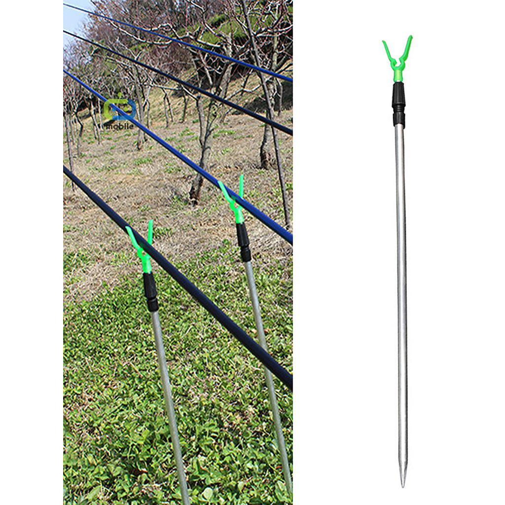 [maygood] 1 PC ขาตั้งตกปลาแบบปรับได้ Telescopic Fishing Bank ขยาย Rod Rest เบ็ดตกปลาสําหรับเครื่องมือตกปลาฤดูหนาว {TH}