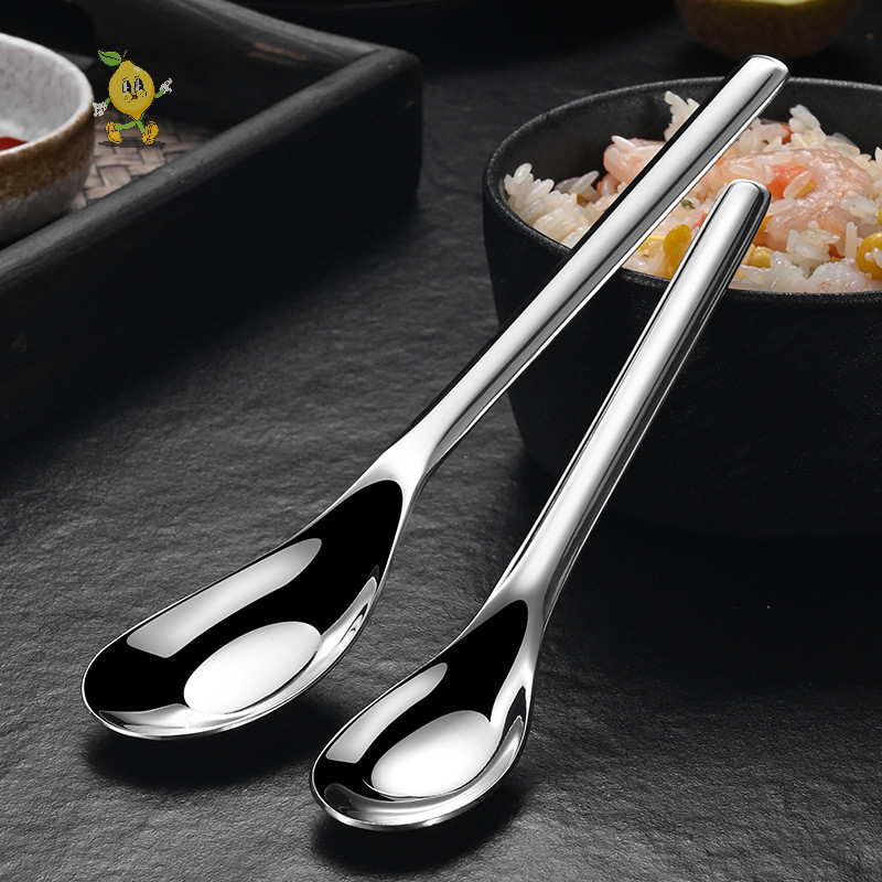 [mozh] สแตนเลสหนาช้อนสร้างสรรค์ด้ามยาวโรงแรมหม้อร้อนช้อนซุปทัพพีบ้านครัวเครื่องมือที่จําเป็น [ไทย]