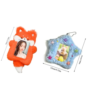 จัดส่งจากประเทศไทยMYSTICM Plush Photocard ,การ์ตูนน่ารัก Photocard ,นักเรียนผู้ถือบัตรกระเป๋าพวงกุญแจไอดอลภาพฝาครอบป้องกันรถบัสประตูการ์ดแขน