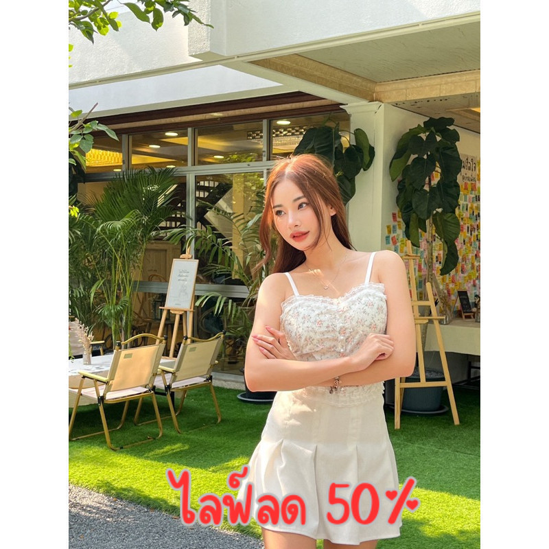 เสื้อสายเดี่ยว เสื้อแฟชั่น CC 3025