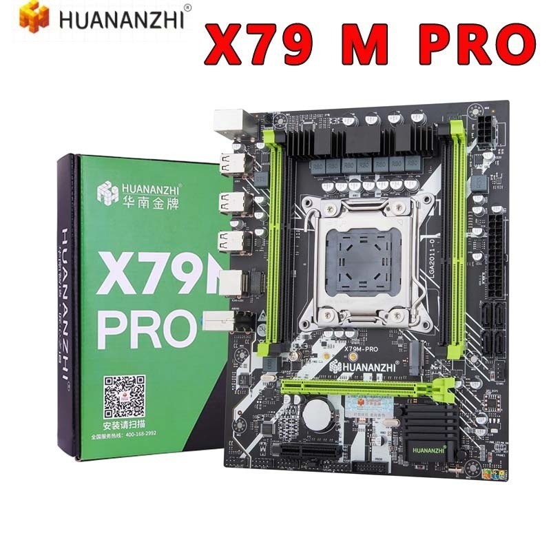 Huananzhi ใหม่ X79 X79-4MT DDR3 X79-6M X79M PRO X79-ZD3 X79 สีเขียว X79 DELUXE เมนบอร์ด DDR3 RECC NO